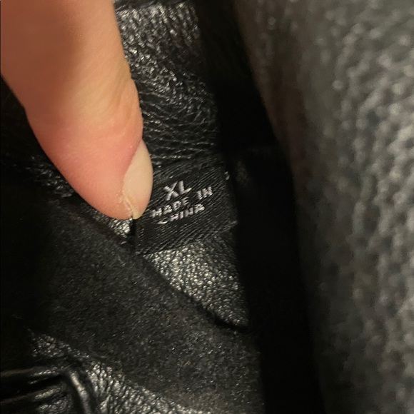 ANDREW MARK Men’s Vintage classic leather black bomber jacket size XL Aviator - Picture 3 of 8